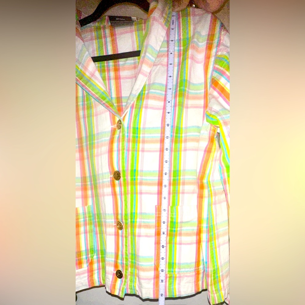 Big Bud Press Summer Plaid Sailor Jacket - Picture 2 of 10